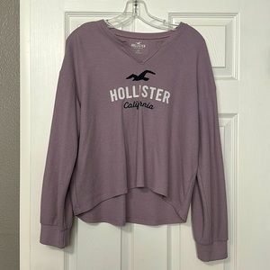 Hollister Purple Long Sleeve Shirt